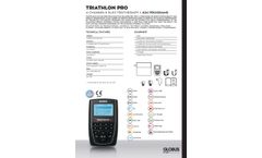 Globus - Model Triathlon Pro - 4 Channels Electrostimulator Datasheet