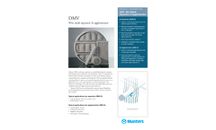 DMV Wire Mesh Separator & Agglomerator -  Product Sheet