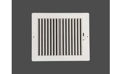 HBI - Model 2SW-P - Two-Way Plastic Side Wall/Ceiling Register