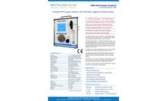 Southland Sensing - Model OMD-640 - Portable PPM Oxygen Analyzer with USB Data Logging & Sample System - Brochure