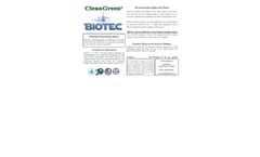 CleanGreen BioTec - Label
