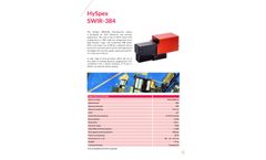 HySpex - Model SWIR-384 - Hyperspectral Camera - Brochure