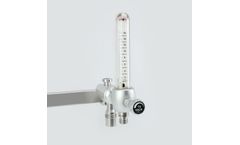 Heck - Model 1010001 - Flowmeter Oxygen Single with Rail Clamp