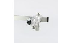 Heck - Model 1010002 - Flowmeter Oxygen Single with Rail Clamp