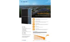 YC Solar - Model PDF 72 M10/2 - Mono Solar Panel - Brochure