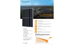 YC Solar - Model PDF 55 G12/2 - Mono Solar Panel - Brochure