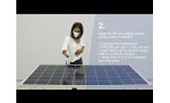 How to Apply Industrial Glass Protect - Anti-soiling coating for solar panels - Video