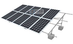Sun - Model MGD-II - Carbon Steel Double-Post PV Mounting System