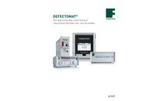 Defectomat - Model DA - Non-Destructive Eddy Current Testing - Datasheet