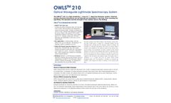 MicroVacuum - Model OWLS 210 - Label-Free, Real-Time Biosensor System Datasheet