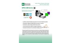 Biosensing - Model SPRm 200 Series - Surface Plasmon Resonance Microscopy (SPRM) System Datasheet