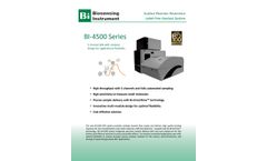 Biosensing - Model BI-4500 Series - 5-channel Surface Plasmon Resonance (SPR) Instrument Datasheet