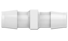 ARK-PLAS - Model CAC52-NY2 - 1/2 x 1/2 Barbed Fitting Uniform Straight, Nylon, White