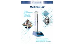 Mecmesin - Model MultiTest-dV - Motorised Texture Analyzer Datasheet