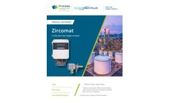 COSA Xentaur - Model ZIRCOMAT - Stack Gas Oxygen Analyzer Datasheet