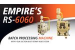 Empire`s RS-6060 Batch Processing Machine with Nine Gun Suction-Blast Rotary Head System - Video