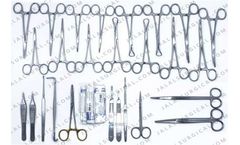 Jalal Surgical - 43 Pcs Veterinary Spay Kit Set Ovaries Removal Instruments Kit