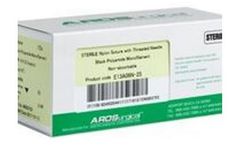 AROSmicro - Model E13A06N-25 - Sterile Nylon Suture with Threaded Needle