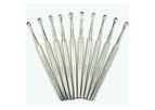 Natra - 10 pcs Ear Cleaner Ear pick Curette Wax Remover Earpick Stainless Steel
