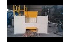 Cardboard Paper Box Shredder Machine for Balers - Video