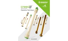 Novastep Creed - Ortholucent Implants - Brochure