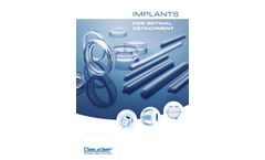 GEUDER - Implants for Retinal Detachment Brochure