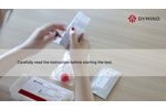 Dymind Self-test SARS-CoV-2 Antigen Test (Colloidal Gold) - Test Procedure - Saliva - Video