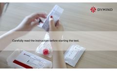 Dymind Self-test SARS-CoV-2 Antigen Test (Colloidal Gold) - Test Procedure - Saliva - Video