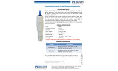 Potence Controls - Combination pH Sensor for High Temperature Application - Brochure