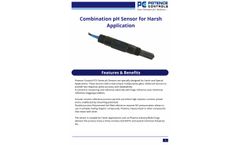 Potence Controls - Model PCV Series - Combination pH Sensor for Harsh Application - Brochure