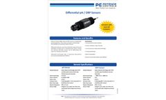 Potence Controls - Differenal pH / ORP Sensors - Brochure