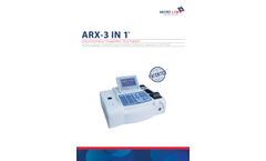 Microlab - Model ARX 3 in 1 - Biochemistry - Elisa - Coagulation Analyzer Brochure