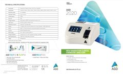 AGD - Model AGD2020 - Semi Automatic Clinical Chemistry Analyzer Brochure