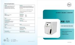 AGD - Model PCE 525 - 5 Part - Hematology Analyzer Brochure