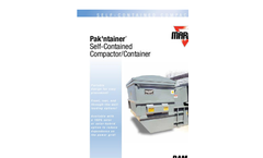 Marathon  - Model AST-440 - Heavy-Duty Stationary Twin-Auger Trash Compactor - Brochure