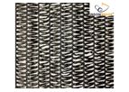 YSNetting INSONSHADE - 45% Shade Cloth in Black Knitted for Tunnel Structure
