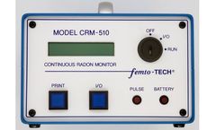 femto-TECH - Model CRM-510LPB (Blind) - Low Power Blind Continuous Radon Monitor