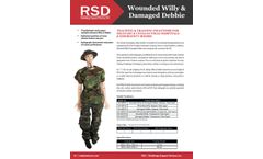 RSD - Model Wounded Willy & Damaged Debbie - Teaching & Training Phantoms for Civilian Hospital Emergency Rooms Datasheet