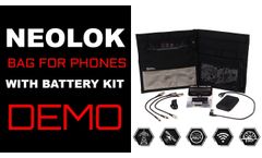 NeoLok Faraday Bag for Phones with Battery Kit - Video