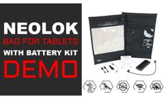 Mission Darkness??? Neolok Faraday Bag for Tablets with Battery Kit - Video