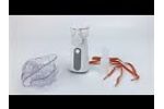 UN204 Portable rechargeable Ultrasonic Mesh Nebulizer operation - Vedio