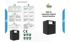 GDS - Model S1 - Recycle Reverse Vending Machine - Brochure