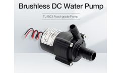 TOPSFLO High-end mini dc quiet pump factory 12V or 24v Centrifugal mini water pump