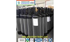 Hongsheng - Model ISO9809 1M3 150bar 37MN - 6.7 Litre Oxygen Tanks Gas Cylinders