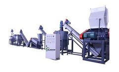 PLASTAR - 300-2000kg/h Waste PET Plastic Bottle Washing Recycling Machine