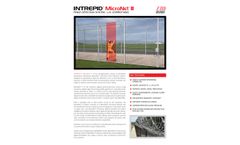 INTREPID - Model MicroNet II - Fence Detection System Datasheet