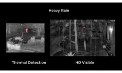 Dual-Sensor Thermal and Visible Detection Camera Examples - Video