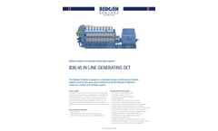 B36:45 In-Line Gas Generating set Datasheet
