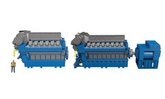 Bergen - Model B36:45V - Medium Speed Propulsion Engine and Generating Set