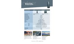 XOLTA - Model BAT-79 - Battery Energy Storage Systems for Indoors Datasheet